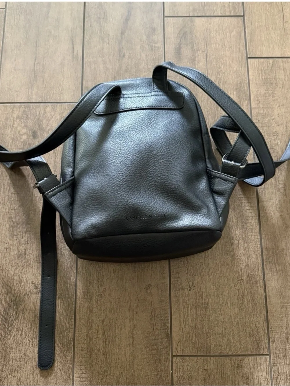 Danielle Nicole Black Lightning Bolt Mini Backpack with Goggles
